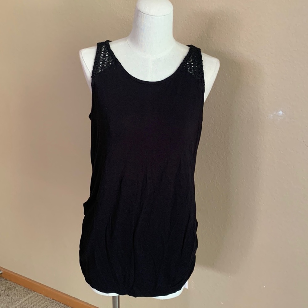 Old Navy Maternity black lace tank